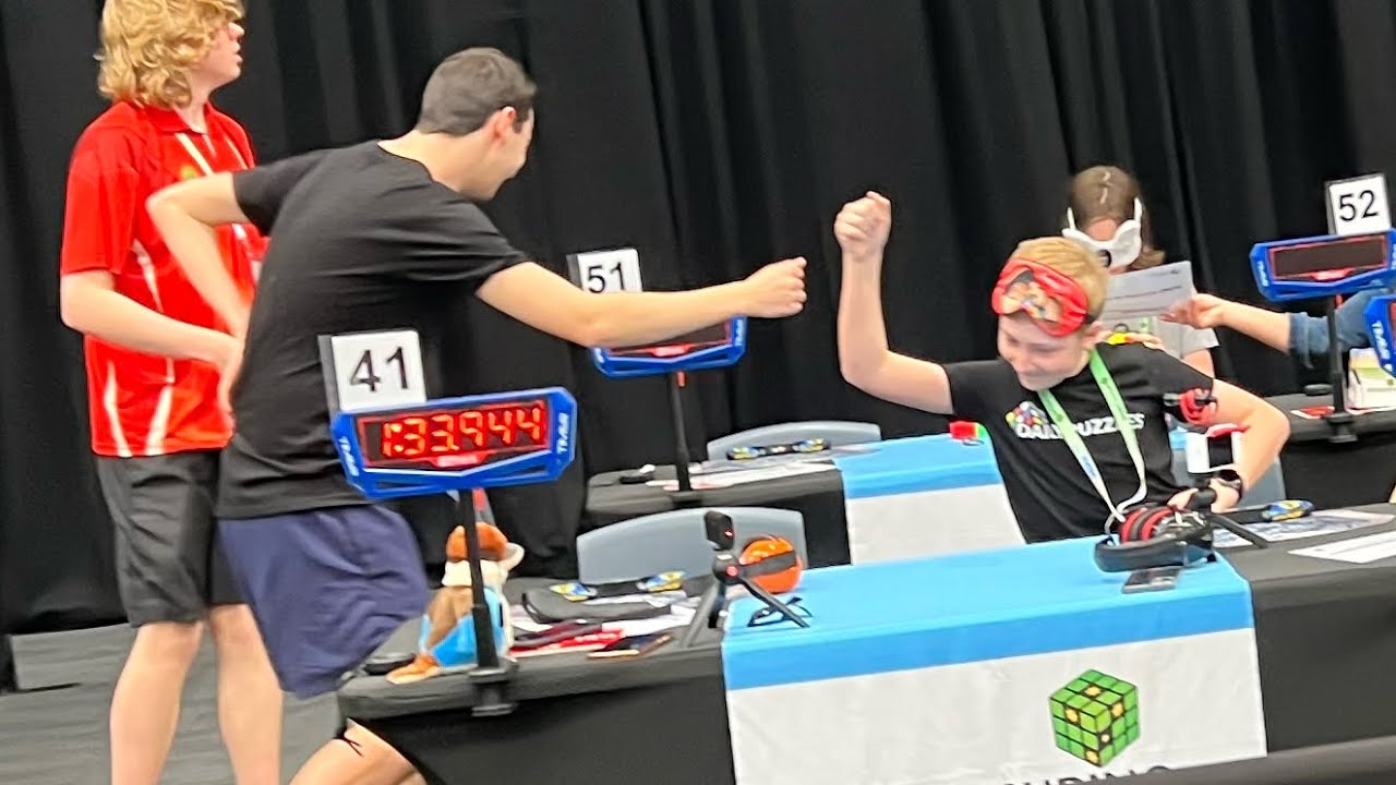 [Former OcR, National Champion] 1:33.94 4BLD Single | Michael Tripodi