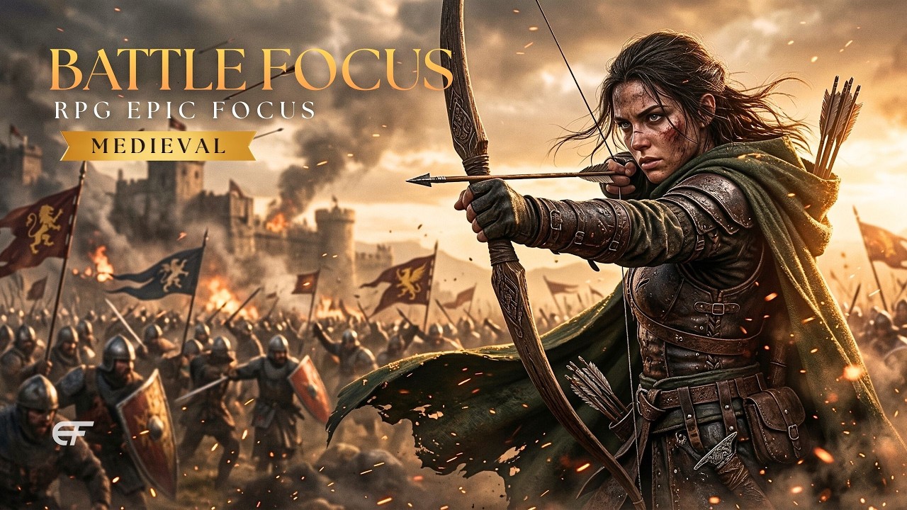 Medieval Kingdom Music for Focus 1 Hour  Epic Fantasy RPG Soundtrack