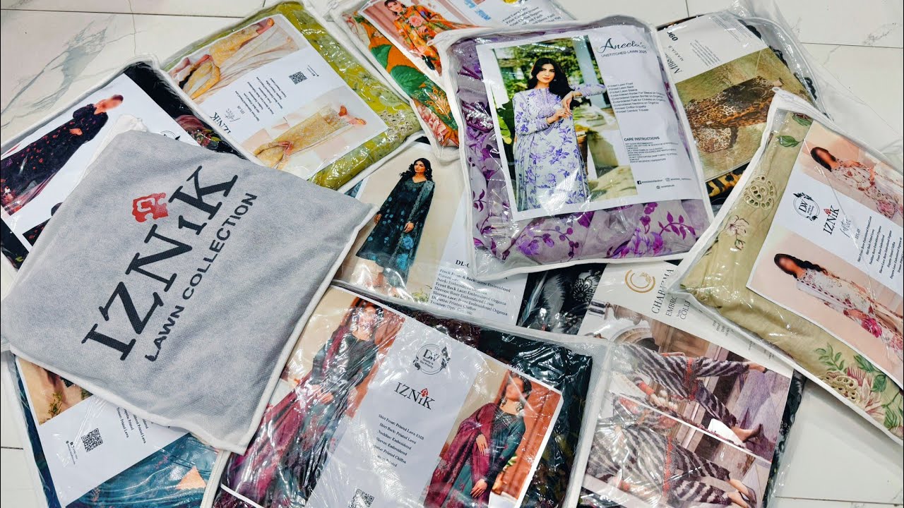Iznik Lawn Collection 2025 | Iznik New Collection 2025 | Brand Master Replica | Zainab Cloth