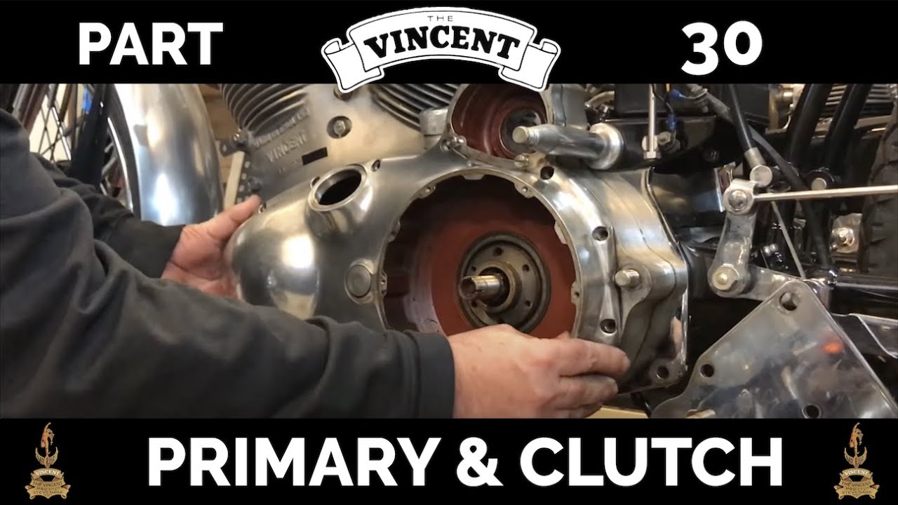 Restoration of 1951 Vincent Rapide - Part 30 - Removing Clutch & Primary cover (Part 1)