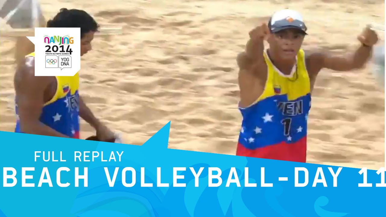 Beach Volleyball - Day 11 Semi-Finals Men | Full Replay | Nanjing 2014 Youth Olympics