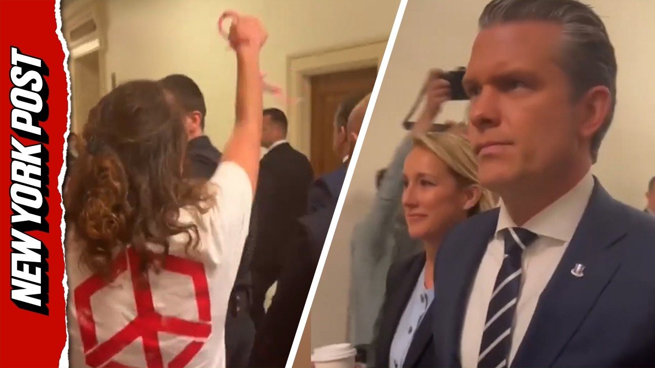 Pete Hegseth Heckled as Protesters Shout &lsquo;War Criminal&rsquo;