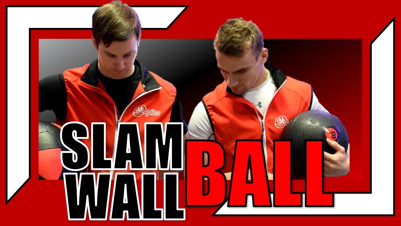 Kuntopallo treenin tueksi/ slamball & wallball