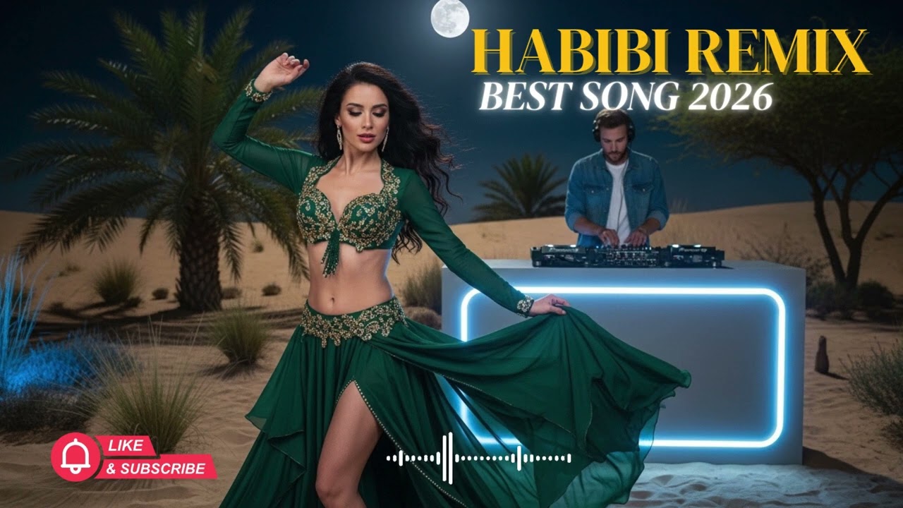 Habibi Remix Slow Reverb | Emotional Arabic EDM Atmosphere