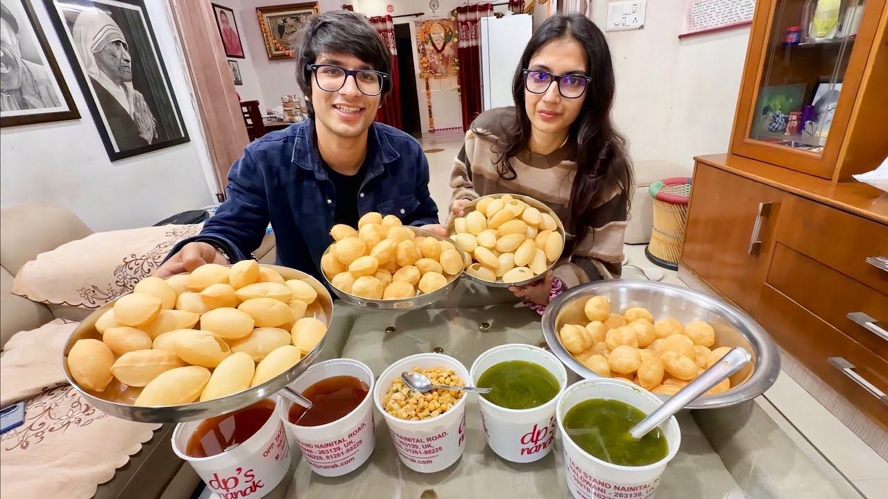 Golgappe Challenge with avantika 🍪🥫