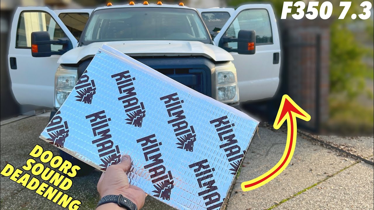 Ford F350 7.3 2001 года выпуска — установлены звукоизолирующие двери Kilmat. Разница колоссальная!
