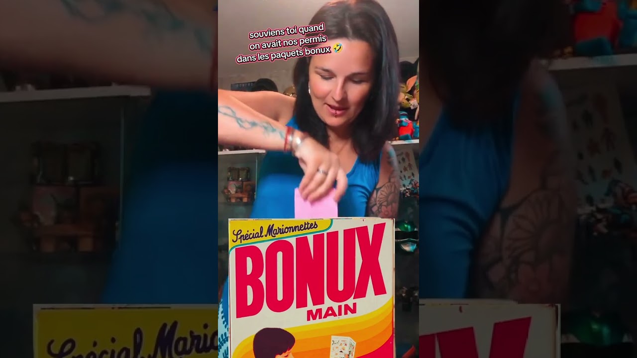 nous sommes la g&eacute;n&eacute;ration permis de conduire dans le paquet @Bonux 🤣 #generation90 #annees90 #90s