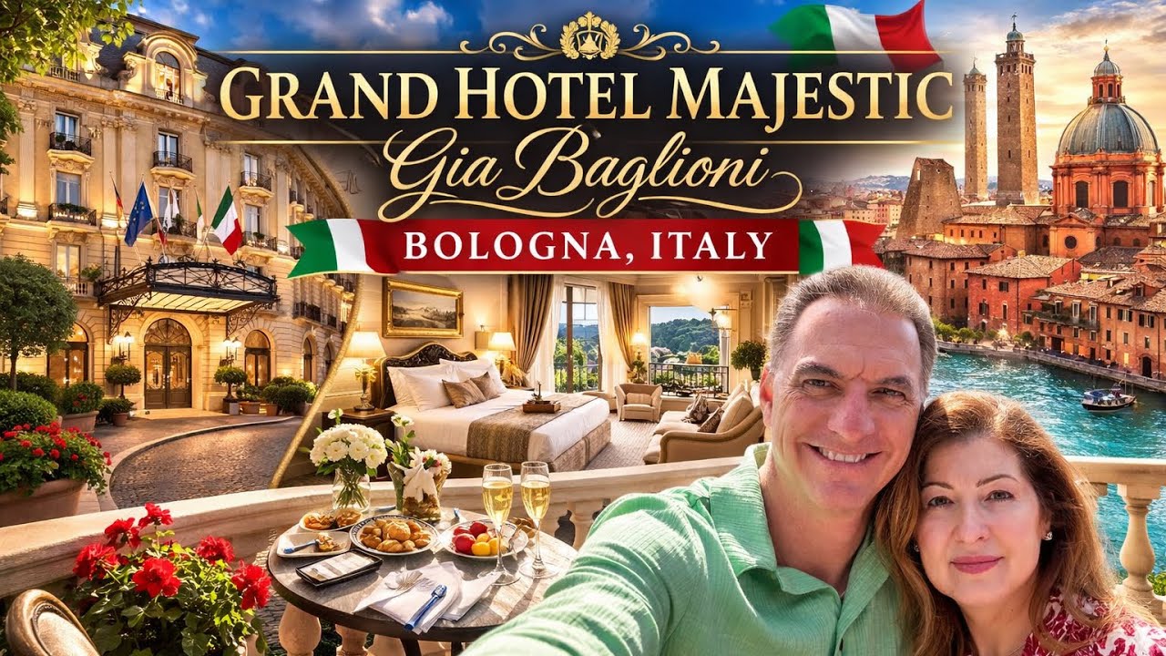 Роскошный отдых в Болонье, Италия | Экскурсия по номеру в Grand Hotel Majestic Gia’ Baglioni