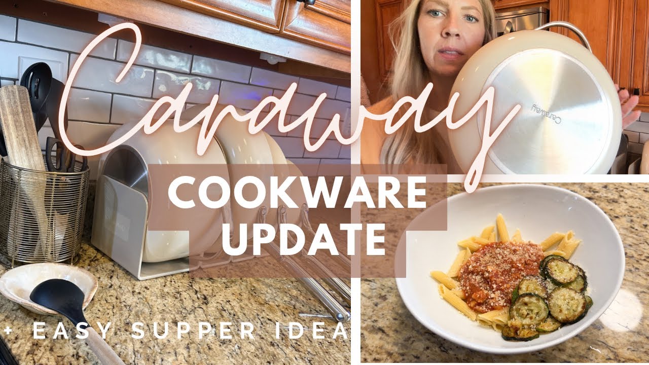 CARAWAY COOKWARE REVIEW | 6 MONTH UPDATE | Non-Stick Cookware Set | Easy Supper Idea For Summer