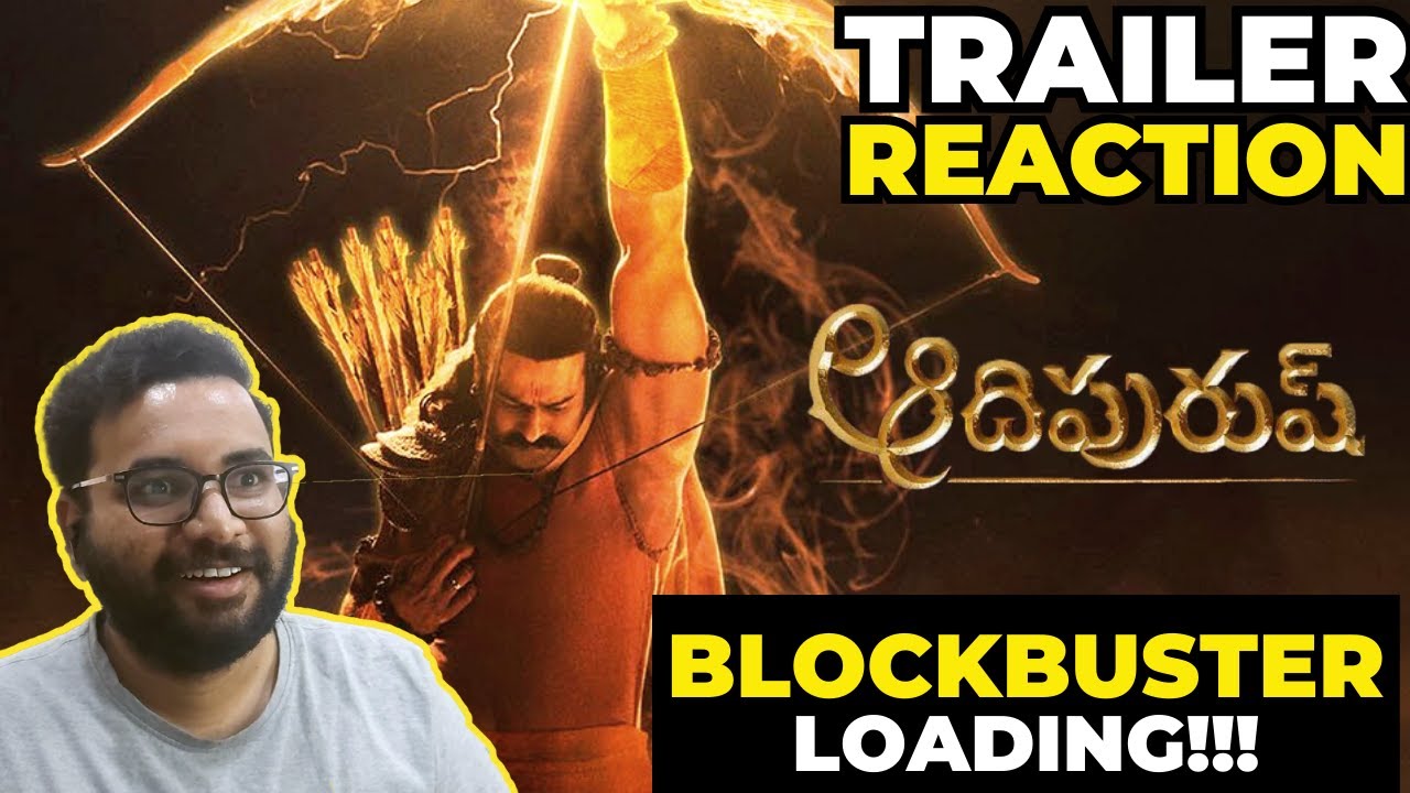 Adipurush Official Trailer REACTION  | Prabhas | Kriti Sanon | Saif Ali Khan | Om Raut |