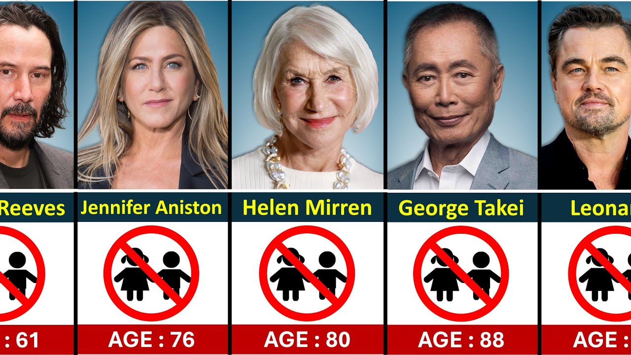 Famous Celebrities Over 50 Who Never Had Kids