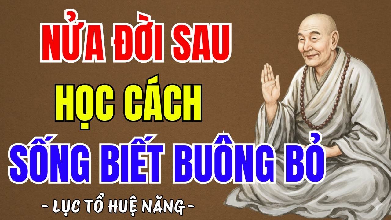 LỤC TỔ HUỆ NĂNG : Nửa đời về sau học cách buông, sống không biết buông sẽ chết trong phiền não