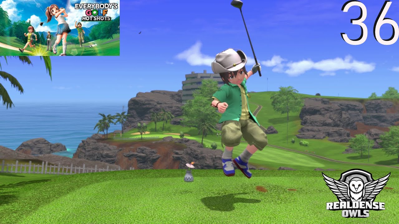 Nick is just showing off now🕺- Everybody's Golf Hot Shots [36]