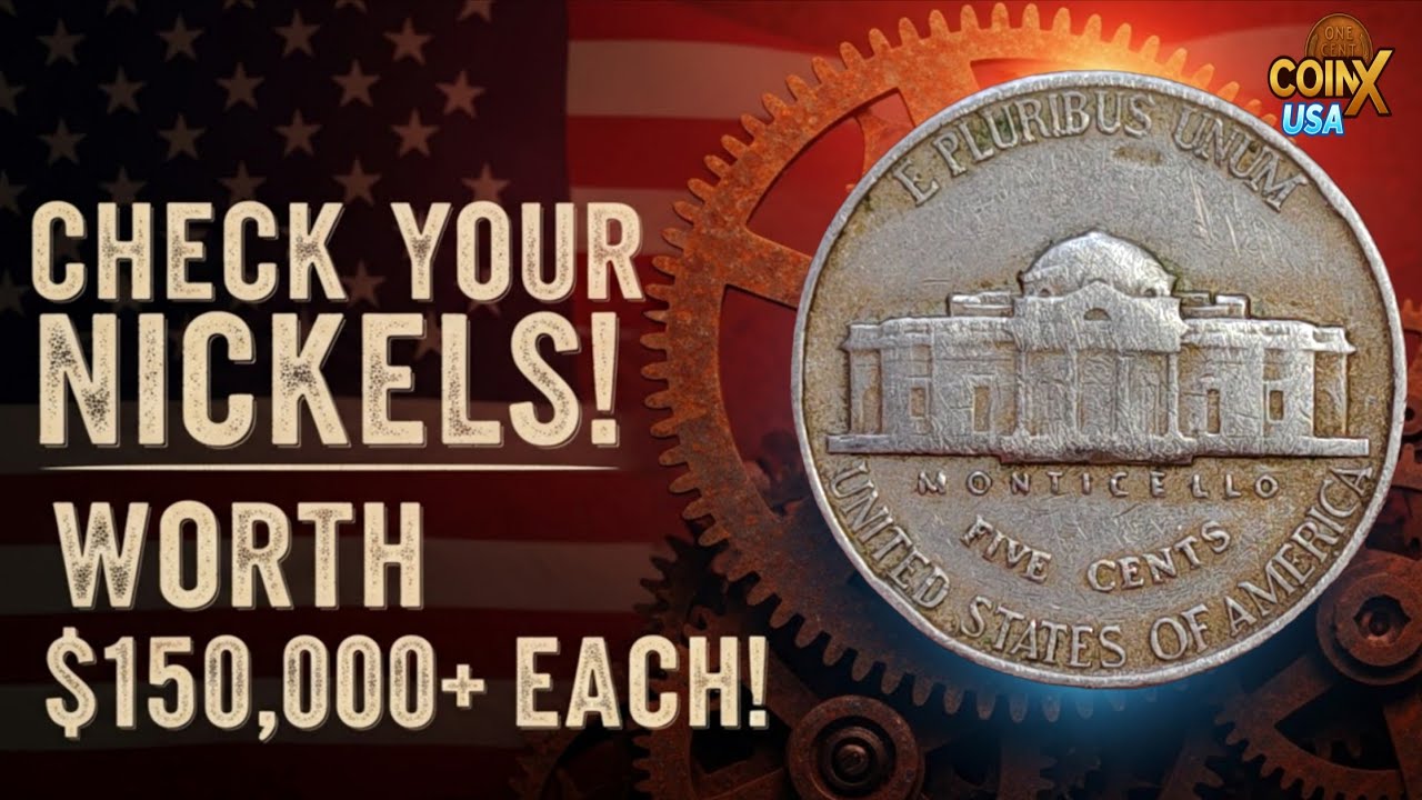 10 Most Valuable Monticello Nickels Worth $100k+ | Hidden Treasure Coins You’re Spending Every Day