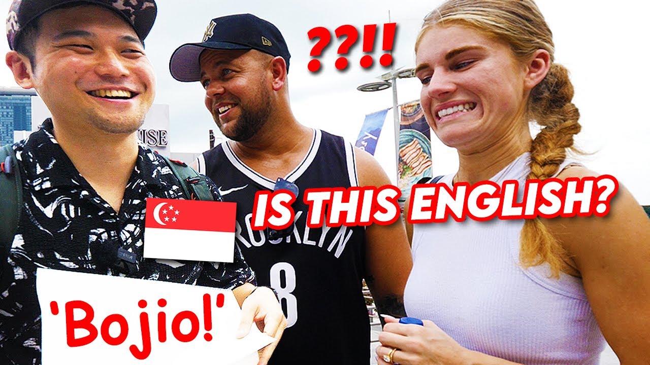 Foreigners SHOCKED at Singlish