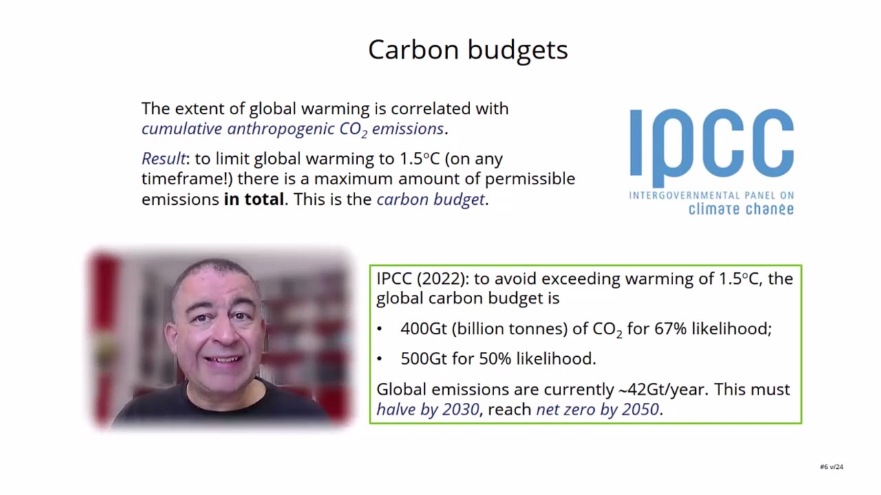 &ldquo;What is a carbon budget and how does it link to global warming?&rdquo;