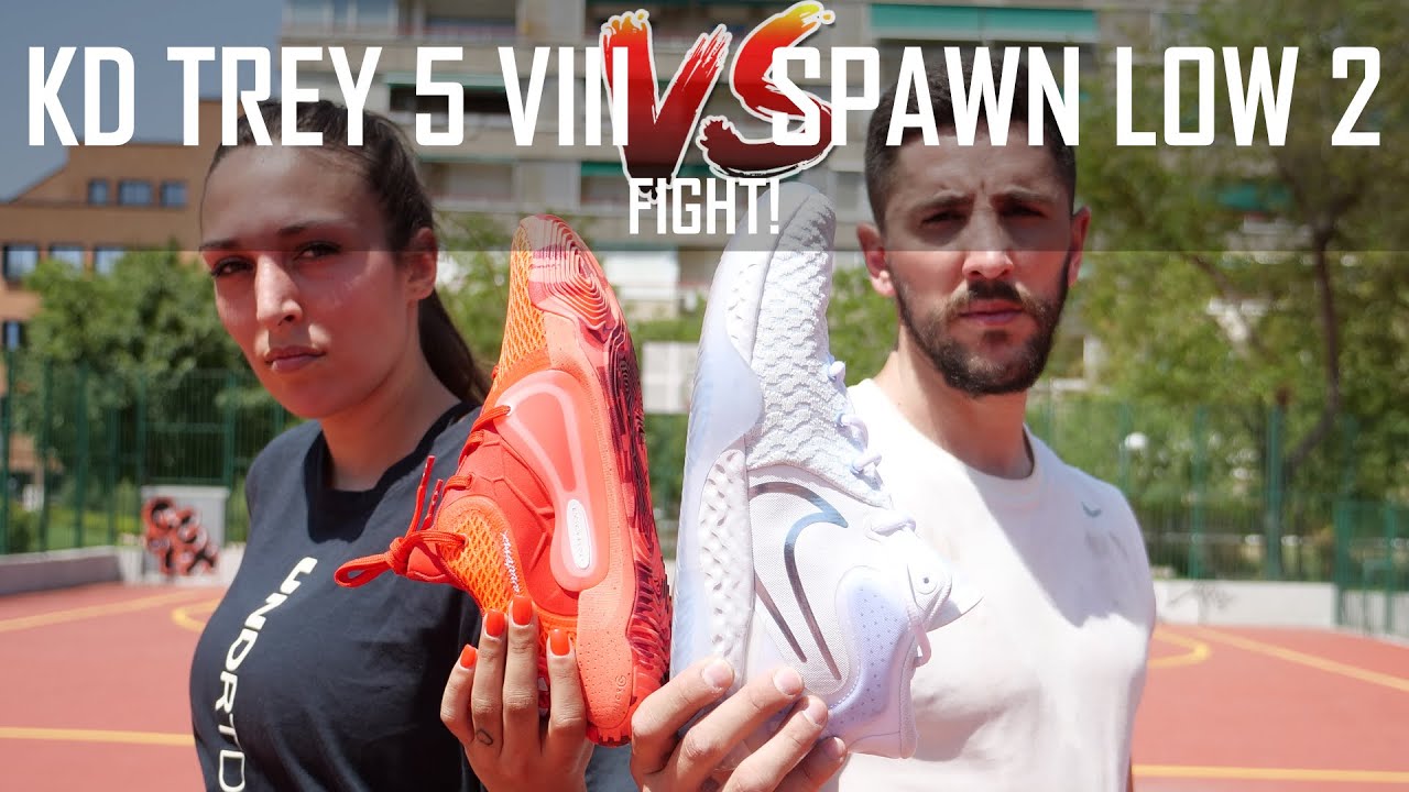 NIKE KD TREY 5 VIII VS UNDER ARMOUR SPAWN LOW 2 - COMPARATIVA
