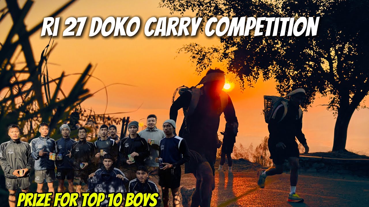 Doko Carry Competition for Intake 2027 Boys | Top 10 Boys got the prize | 