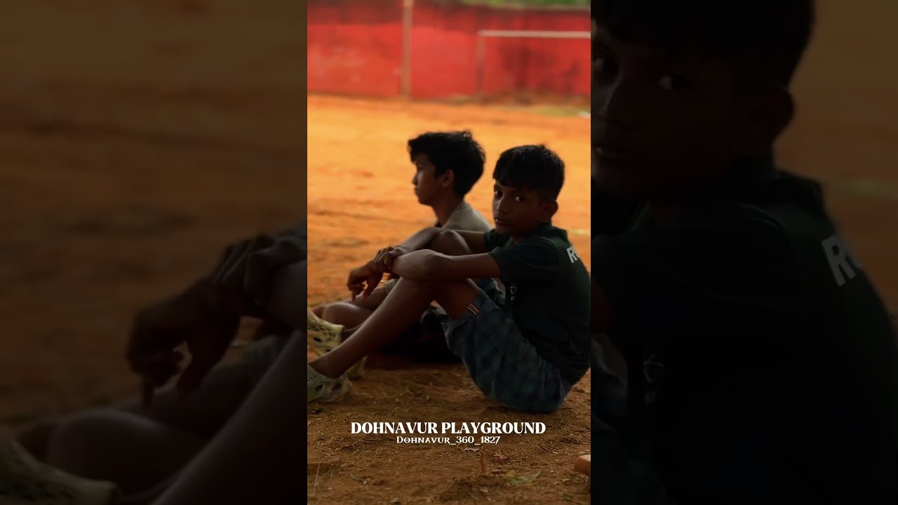 Dohnavur playground 🏏🥎🌬️🌫️🌿