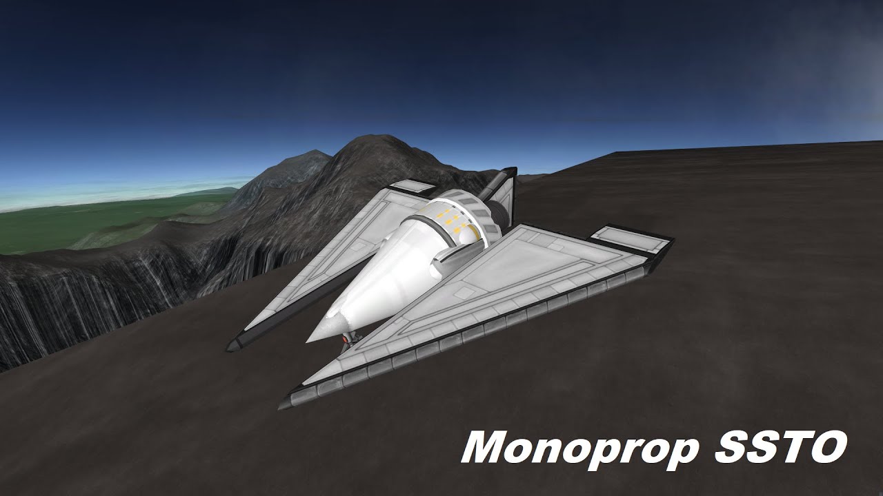 Монотопливный SSTO — орбитальный с двигателем «Puff» — Космическая программа Кербала