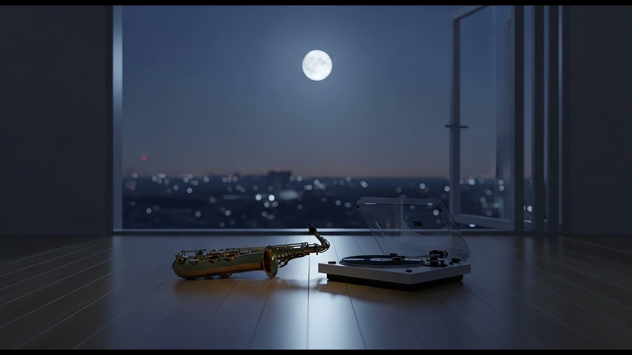Moonlit City Lo Fi &ndash; Soft Sax & Vinyl Crackle Beats for Summer Night Dreams