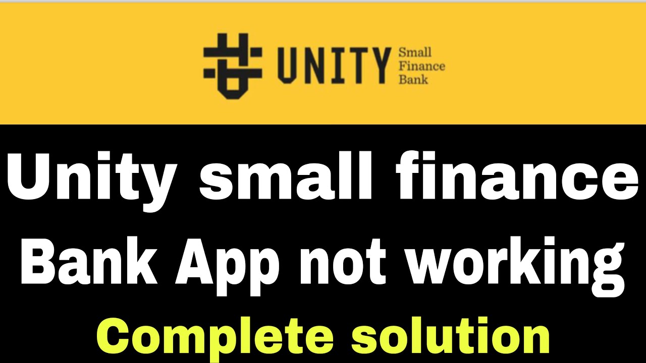 Unity small finance app not working | Unity bank app | Pmc Bank latest news