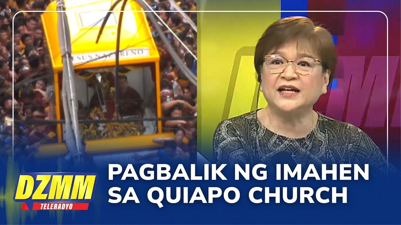 Pagbalik ng imahen ng Poong Jesus Nazareno sa Quipo Church | DZMM Teleradyo (10 January 2026)