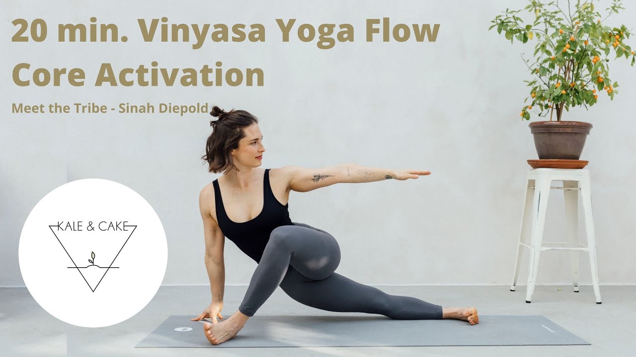 20 min. Vinyasa Yoga Flow Core Activation | Meet the Tribe - Sinah Diepold
