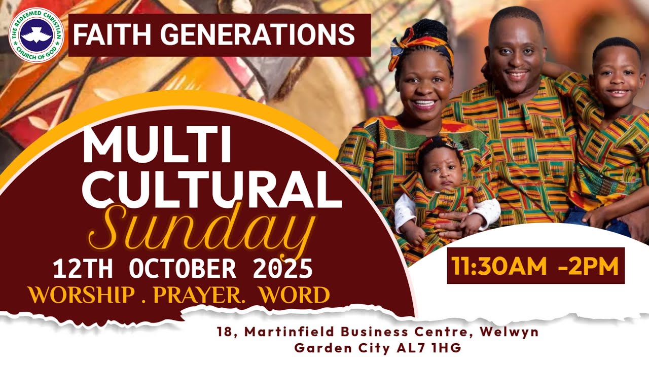 Multicultural Sunday Worship  Service  // RCCG Faith Generations Church // 1210/2025