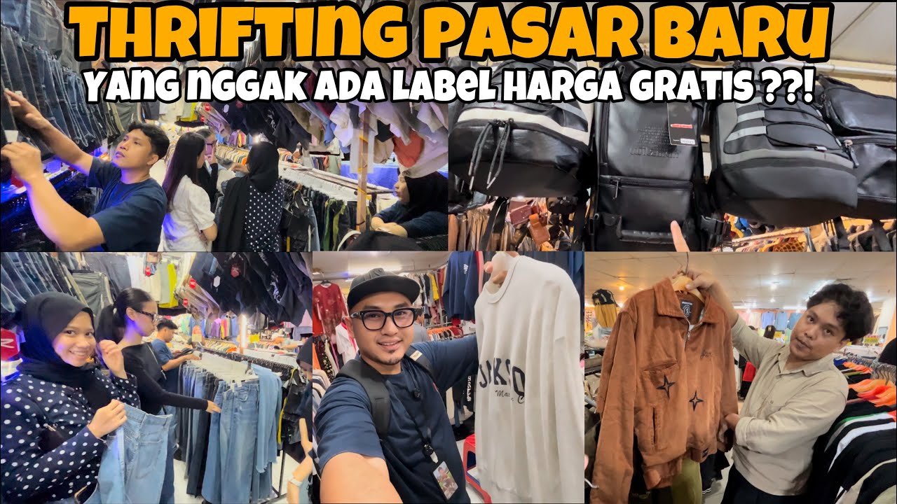 Jangan Menyerah Kalau Belum Nawar || Thrifting Pasar Baru Jakarta Pusat