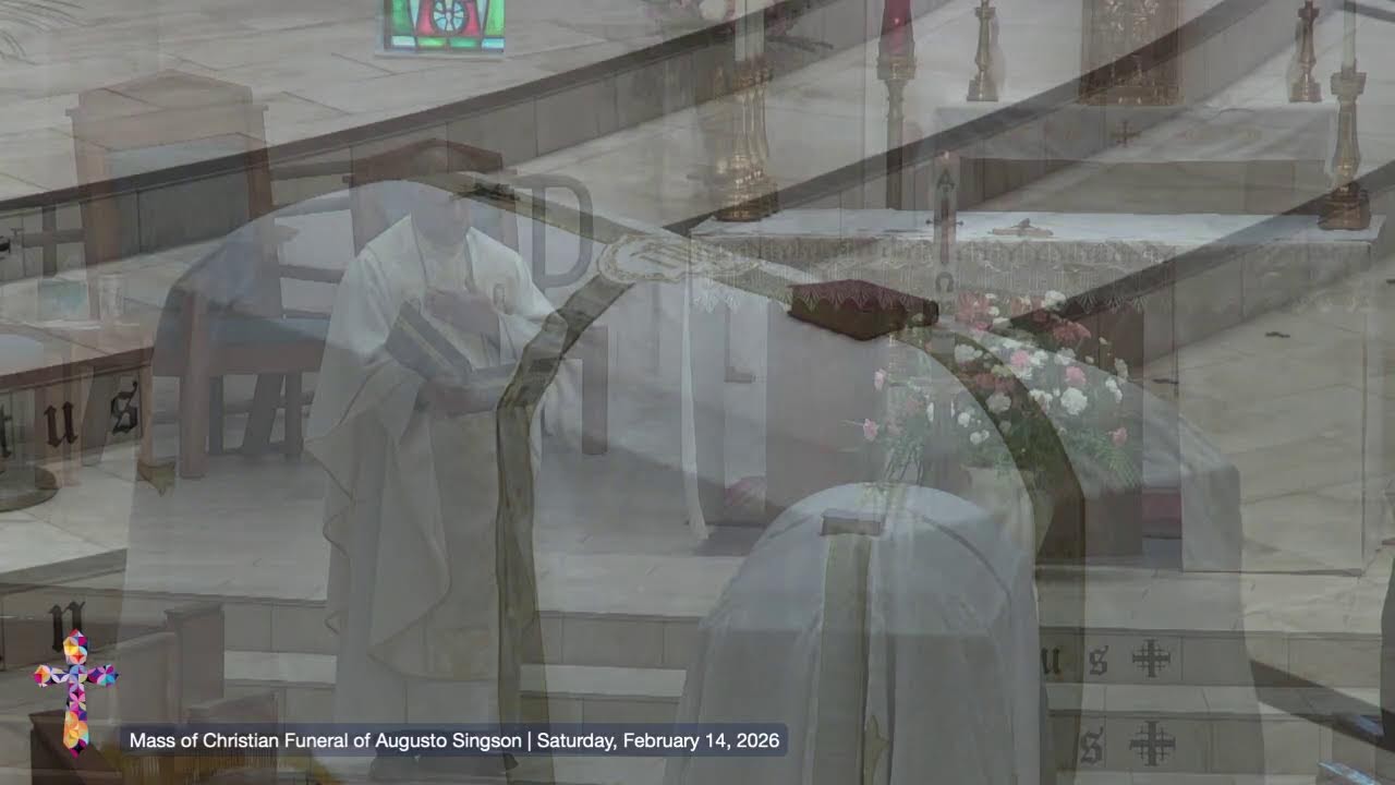 Mass of Christian Funeral of Augusto Singson | Saturday, February 14, 2026