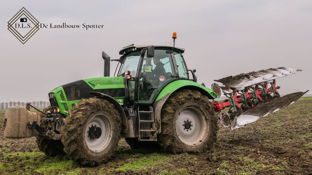 Ploughing 2020 l Deutz Fahr Agrotron TTV 630 | Pure Sound | Kverneland 5 schaar | van de Westeringh