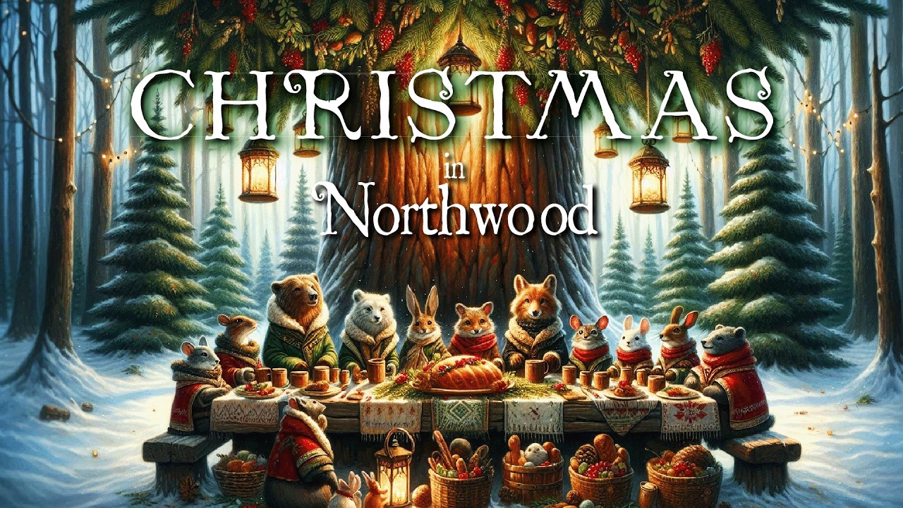 A Cozy Animal Christmas in Northwood | Woodland Animals Celebrating the Holidays