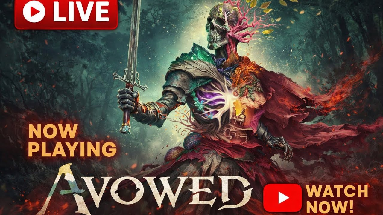 Live! Yo whatup?! Continuing Avowed! Lets go! #gaming #live