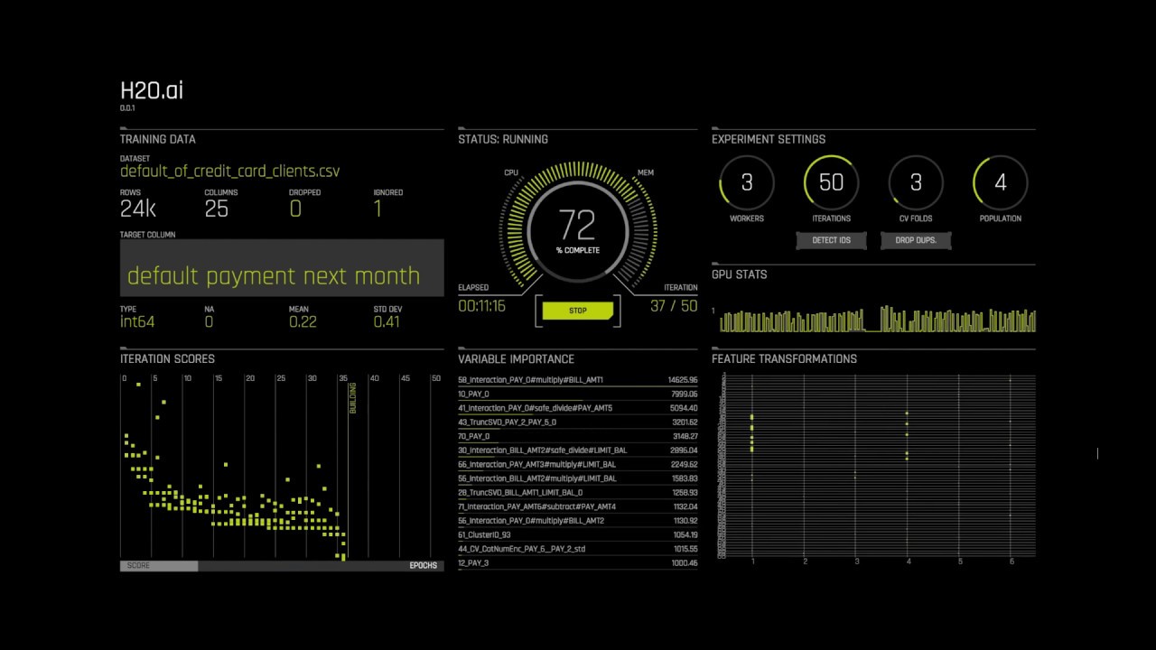 Driverless AI on GPUs