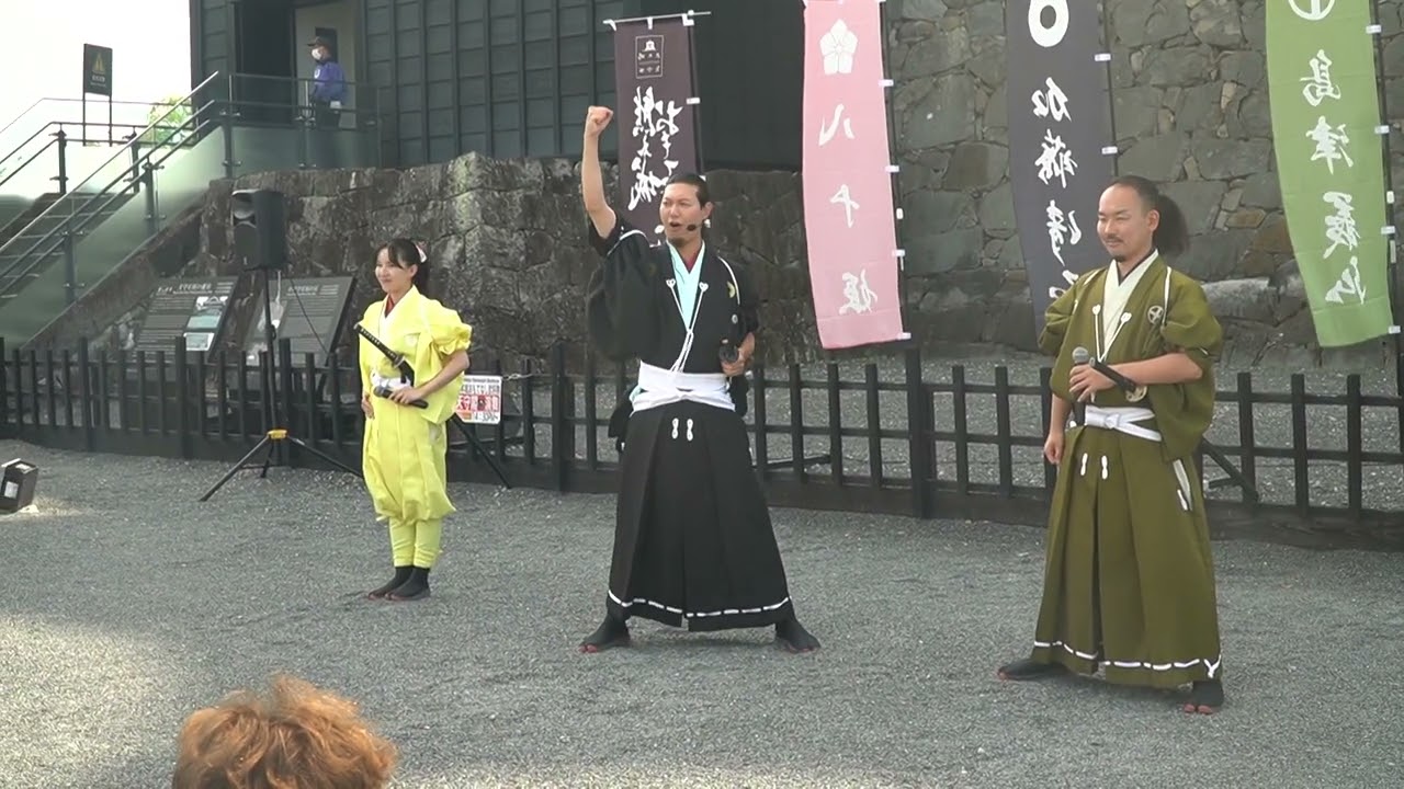 Samurai Performance Kuma Jo 8mins #kumamoto #kumamotocastle