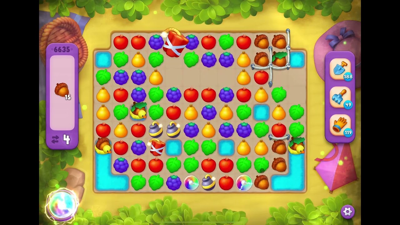 GardenScapes Level 6635 no boosters