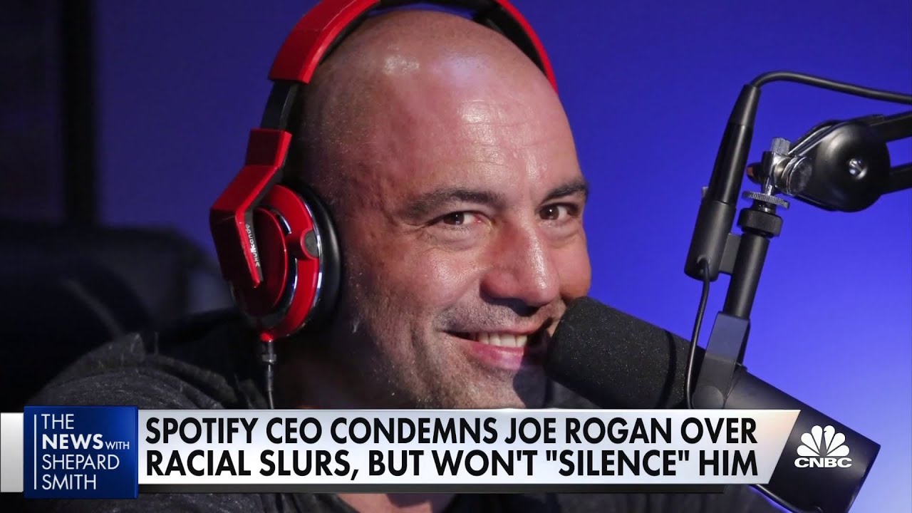 Spotify's CEO condemns Joe Rogan over racial slurs, but says he won't silence podcaster