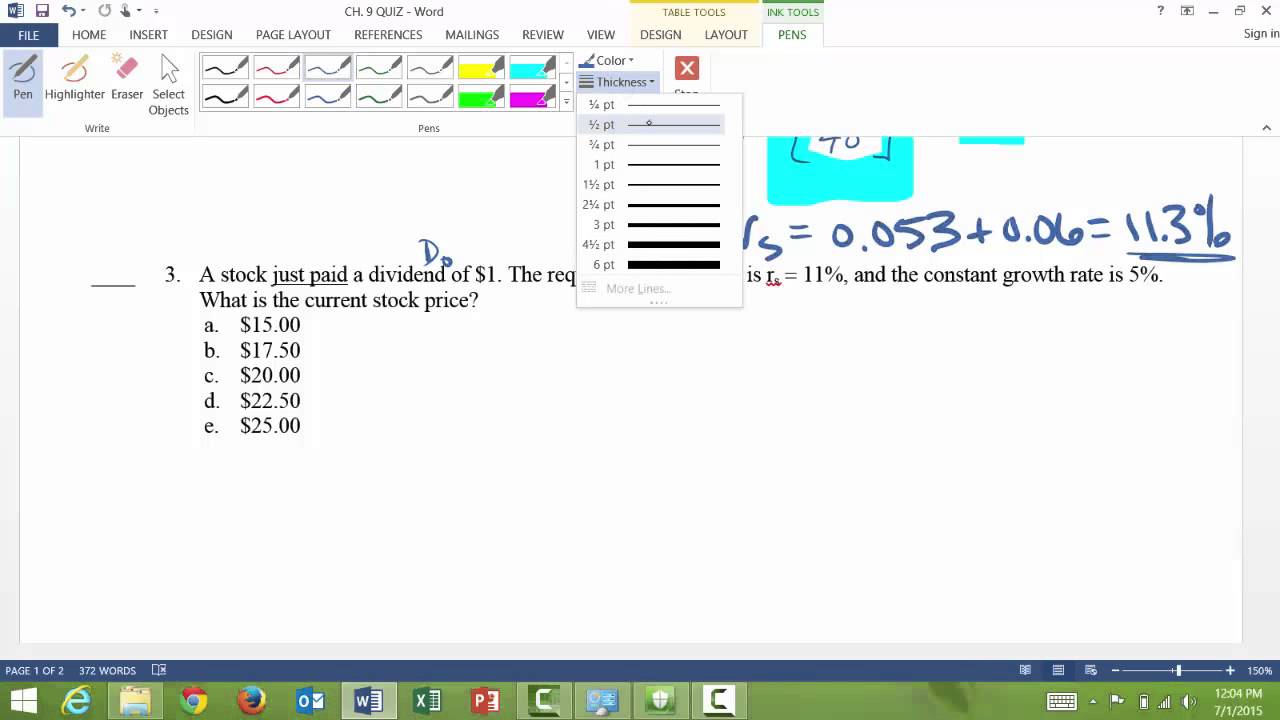 Chapter 9 Practice