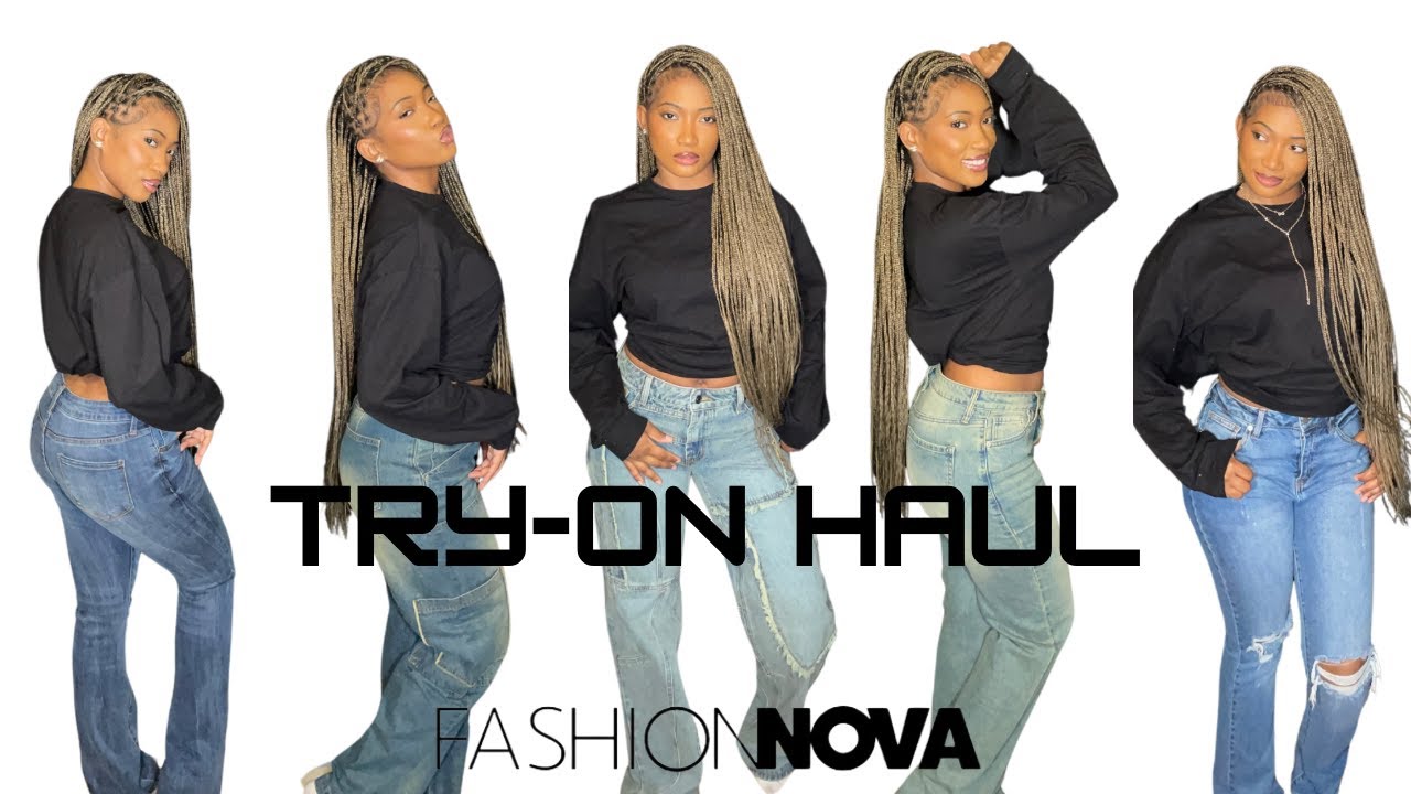 FASHION NOVA JEANS HAUL 2025 | PETITE GIRL *MUST HAVES*