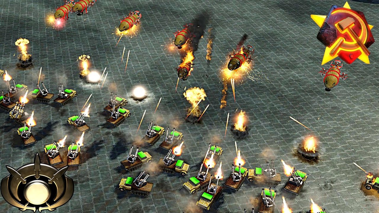 GLA vs SOVIET pt 2 (Red alert 3 Mod: Generals Evolution)