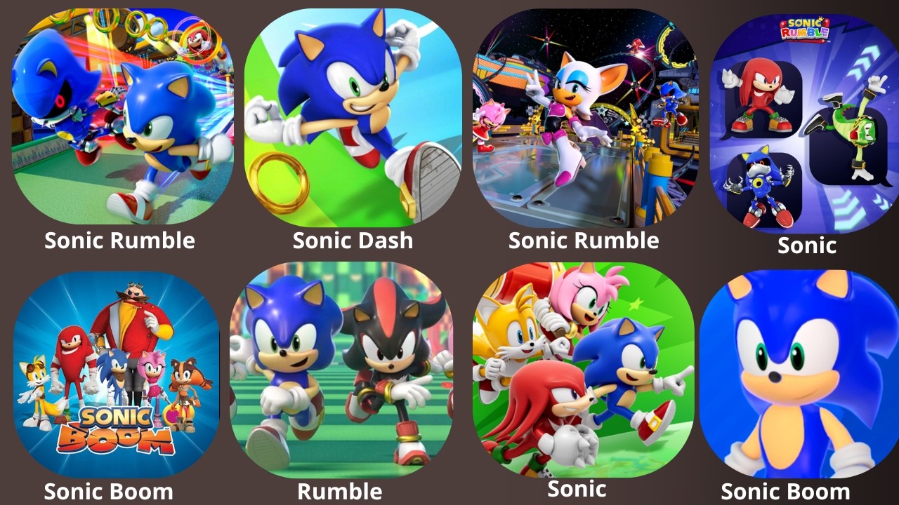 Sonic Dash, Sonic Rumble New Adventure!!!  gameplay. Let's go!!!!