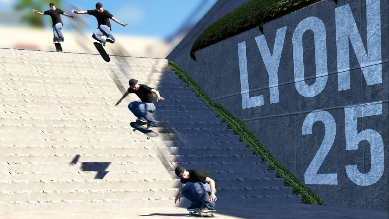 TRE FLIP LYON 25! (in Modded Skate 3)