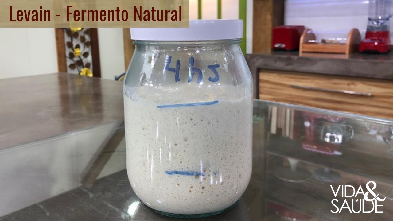 Como fazer o Levain - Fermento Natural (05/12/18)