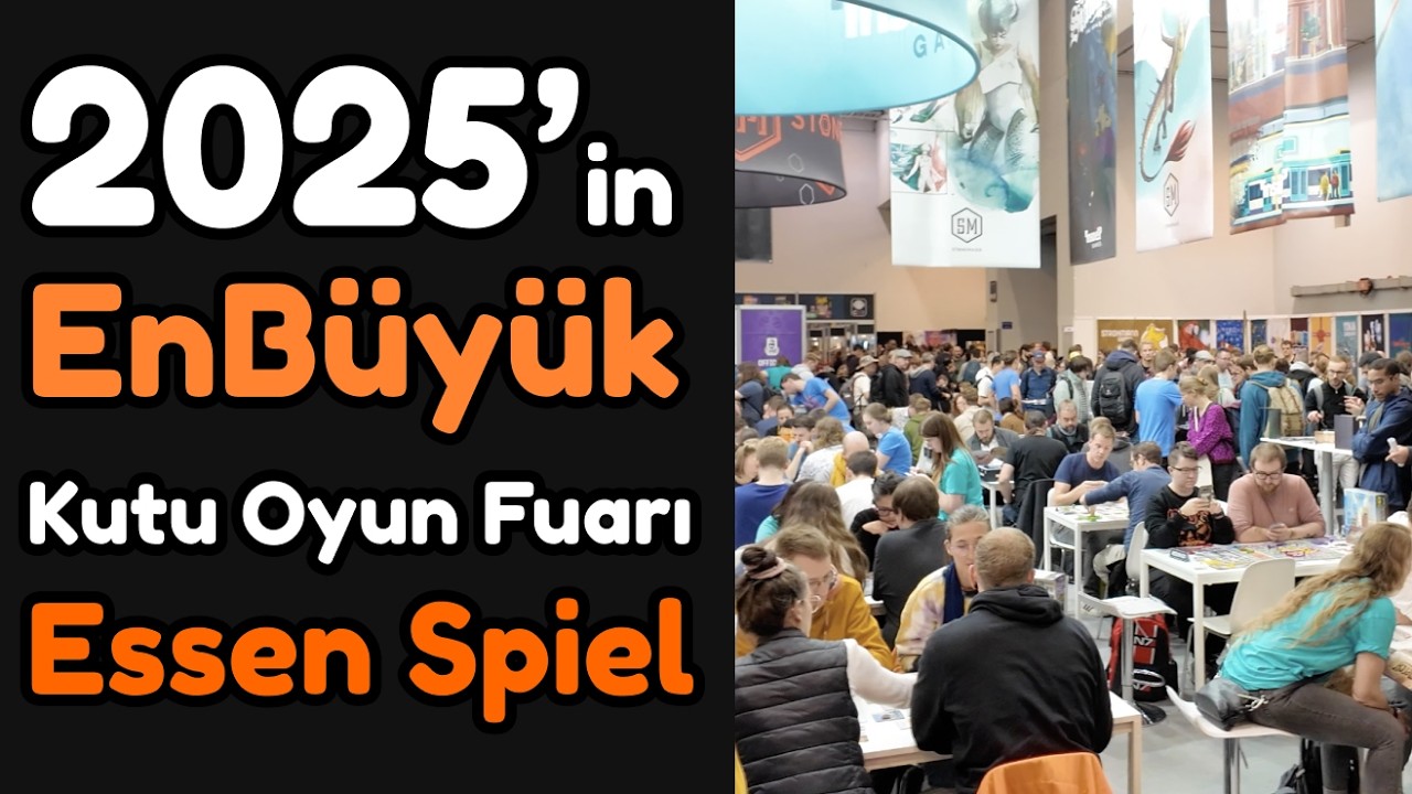 Dünyanın EN BÜYÜK Kutu Oyunu Fuarı! 🤯 Essen Spiel 2025