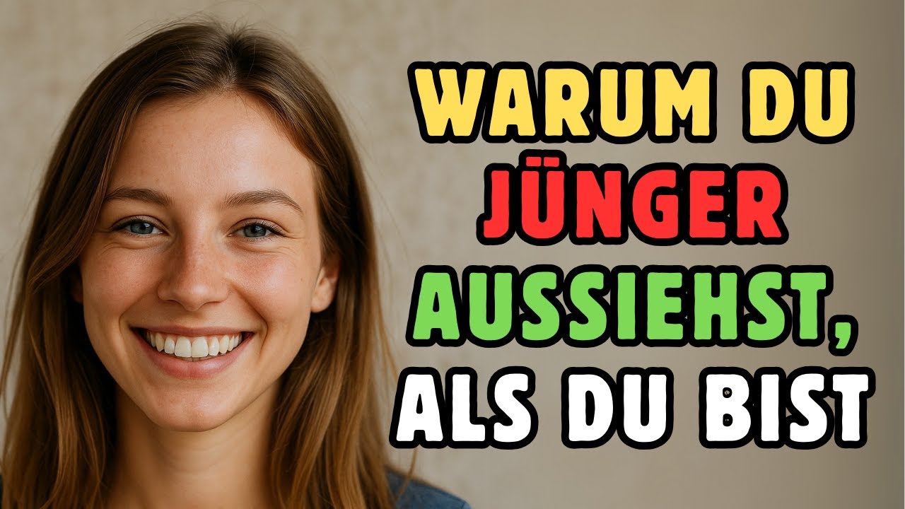 WARUM DU JÜNGER AUSSIEHST, ALS DU BIST