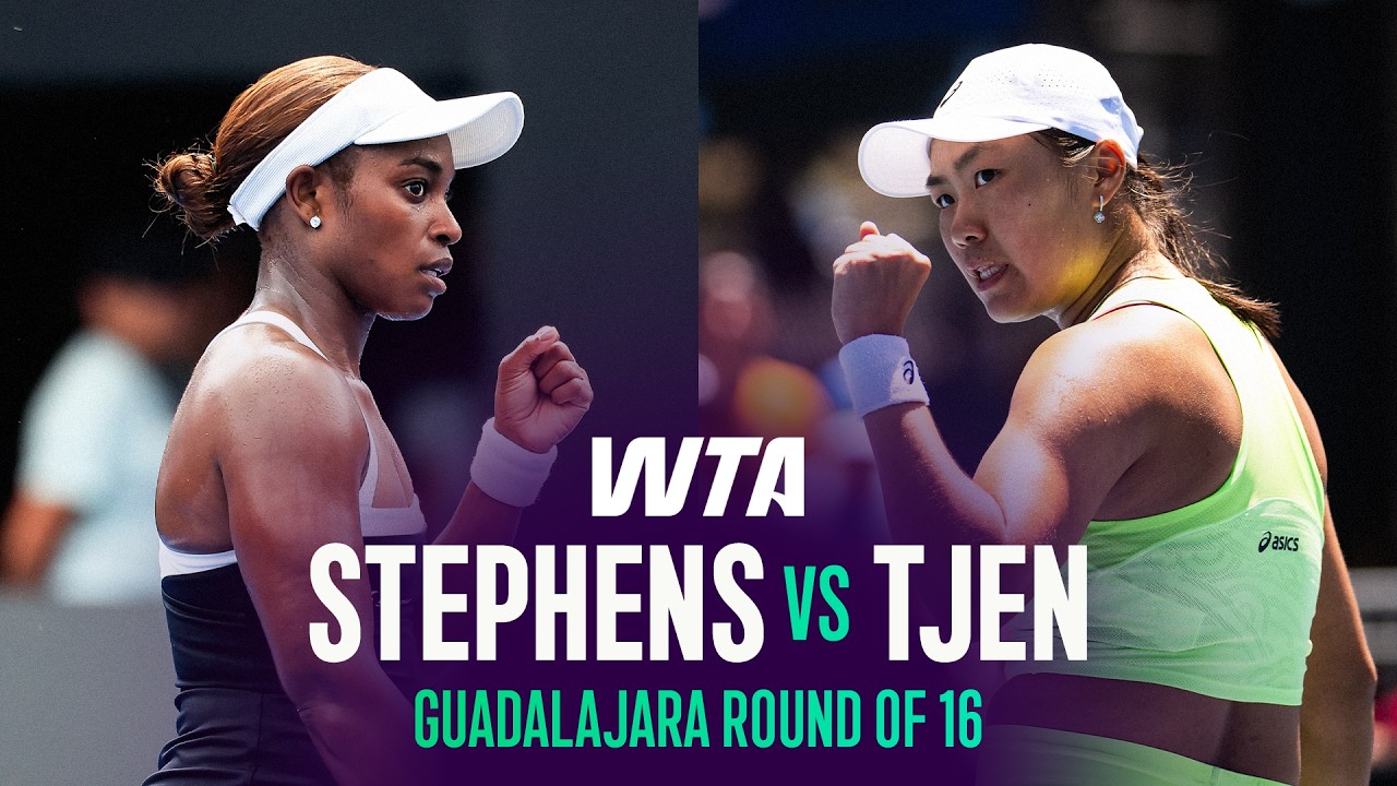 Sloane Stephens vs. Janice Tjen | 2026 Guadalajara Round of 16 | WTA Match Highlights