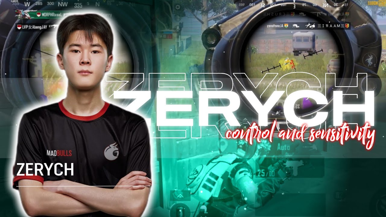 NEW SENSITIVITY AND CONTROL MADBULLS ZERYCHㅣ5 FINGER + GYROㅣ90 FPS PUBG MOBILE HIGHLIGHT