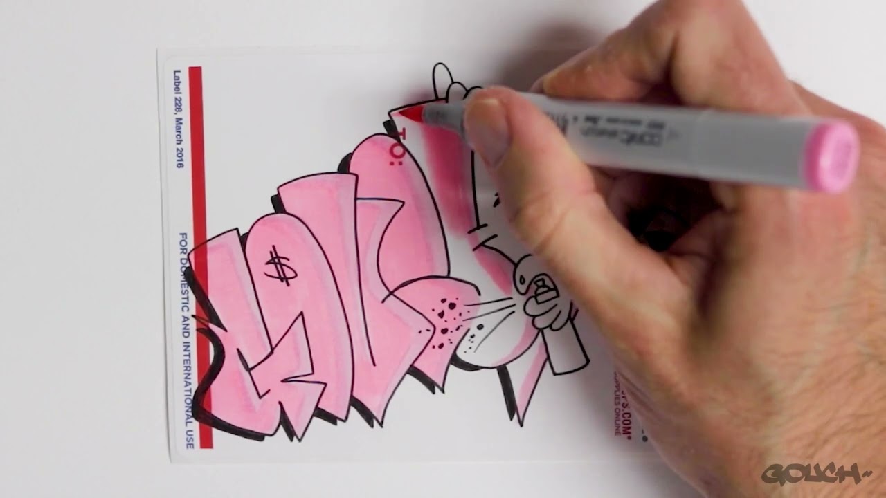 Gouch Graffiti Sticker