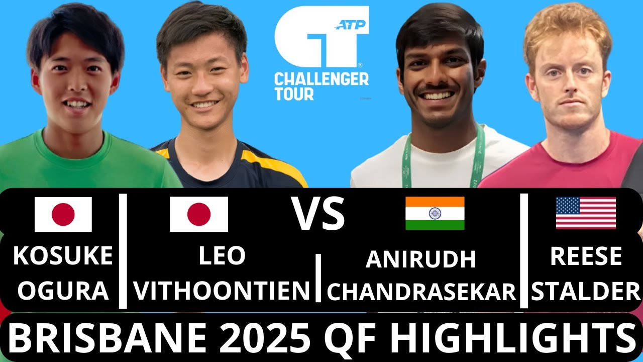 Kosuke Ogura 小倉孝介 & Leo Vithoontien vs Anirudh Chandrasekar & Reese Stalder | Brisbane 2025 QF